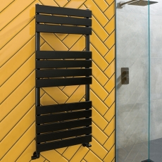 JTP HIX Flat Panel Designer Heated Towel Rail