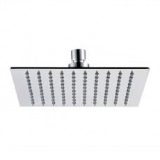 JTP Inox Square Fixed Shower Head 250mm x 250mm - Stainless Steel