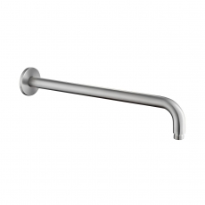 JTP Inox Round Wall Shower Arm 400mm - Matt Stainless Steel
