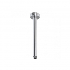 JTP Inox Round Ceiling Shower Arm 200mm - Matt Stainless Steel