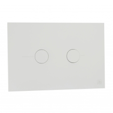 JTP Metal Pneumatic Flush Plate - Matt White