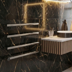 JTP Obi Dry Electric Designer Heated Towel Rail 485mm H x 600mm W