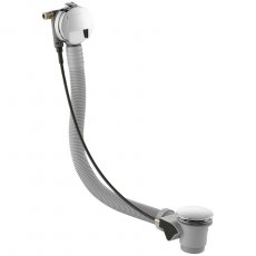 JTP Slimline Exofil Bath Filler with Pop Up Waste 600mm - Chrome