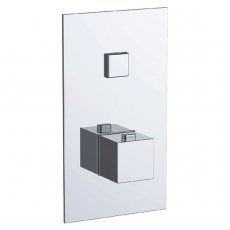 JTP Touch - Athena 1 Outlet Push Button Thermostatic Shower Valve - Chrome