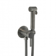 JTP Vos Douche Kit with Hose and Single Lever Control - Brushed Black