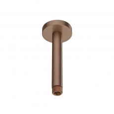 JTP Vos Ceiling Mounted Shower Arm 150mm - Brushed Bronze
