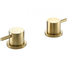 JTP Vos Deck Panel Valves Pair - Brushed Brass