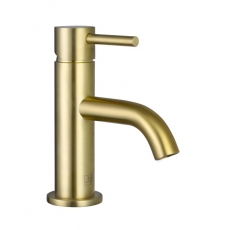 JTP Vos Mini Basin Mixer Tap - Brushed Brass