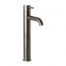 JTP Vos Tall Basin Mixer Tap - Brushed Black