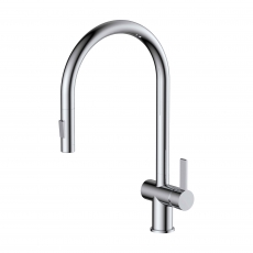 JTP Vos Kitchen Sink Mixer Tap Pull Out Spout - Chrome