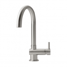 JTP Zecca Mono Kitchen Sink Mixer Tap -Stainless Steel