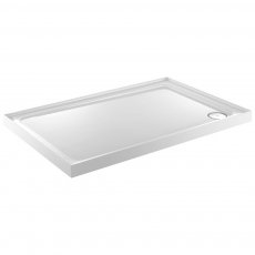Just Trays JT Fusion Rectangular Anti-Slip Shower Tray with Waste 1200mm x 760mm 4 Upstand