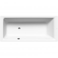 Kaldewei Puro Side Overflow Single Ended Rectangular Steel Enamel Bath