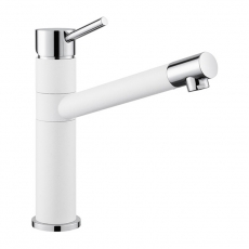 Leisure AquaRise Single Lever Kitchen Sink Mixer Tap - White