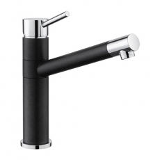 Leisure AquaRise Single Lever Kitchen Sink Mixer Tap - Charcoal Black