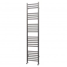 MaxHeat Falmouth Straight Heated Towel Rail 1600mm H x 350mm W Stainless Steel