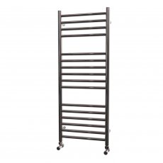 MaxHeat Falmouth Straight Towel Rail, 1000mm High x 400mm Wide, Polished Stainless Steel