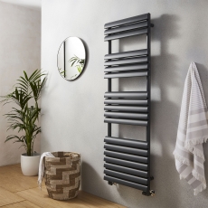 Prestige Venetian Anthracite Designer Heated Towel Rail