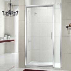Merlyn 8 Series Inline In-Fold Shower Door 850mm+ Wide - 8mm Glass