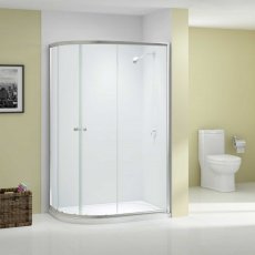 Merlyn Ionic Source Offset Quadrant Shower Enclosure 1200mm x 800mm - 6mm Glass