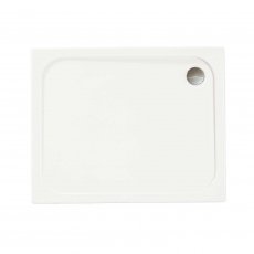 Merlyn MStone Rectangular Shower Tray with Waste 1100mm x 800mm - Stone Resin