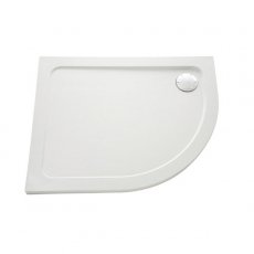 Mira Flight Low Offset Quadrant Shower Tray with Waste Left Handed 1000mm X 800mm - Flat Top