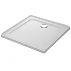 Mira Flight Low Square Shower Tray with Waste 800mm X 800mm 2 Upstands