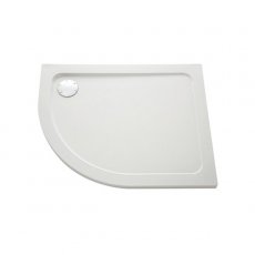 Mira Flight Safe Offset Quadrant Anti-Slip Shower Tray with Waste 1000mm x 800mm - Right Handed