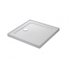 Mira Flight Safe Square Anti-Slip Shower Tray with Waste 760mm x 760mm - 4 Upstands