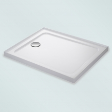 Mira Flight Safe Upstand Anti-Slip 40mm Stone Resin Rectangular Shower Tray