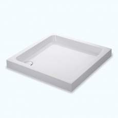 Mira Flight 90mm Deep Stone Resin Square Shower Tray