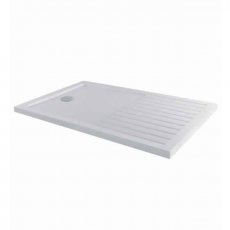 MX Elements Rectangular Walk-In Shower Tray with Waste 1700mm x 800mm - White