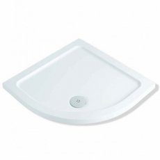 MX Elements Quadrant Shower Tray with Waste 900mm x 900mm Flat Top