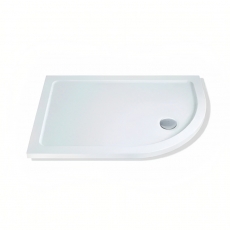 MX Elements Offset Quadrant Shower Tray with Waste 1000mm x 800mm Right Handed