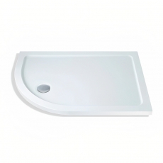 MX Elements Offset Quadrant Shower Tray with Waste 1200mm x 900mm Left Handed