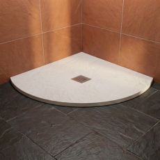 MX Minerals 25mm Slate Effect Quadrant Shower Tray