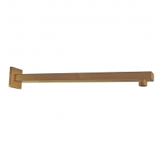 Niagara Observa Wall Mounted Square Shower Arm 305mm Length - Brushed Brass