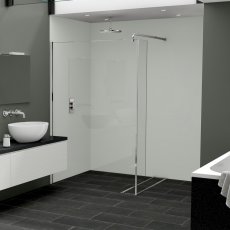 Nuance Finishing Postformed Wall Panel 2420mm H X 160mm W Arctic - Gloss