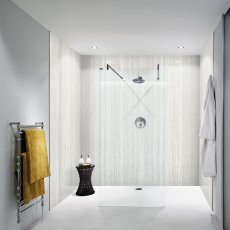 Nuance Finishing Postformed Wall Panel 2420mm H X 160mm W Platinum Travertine - Riven
