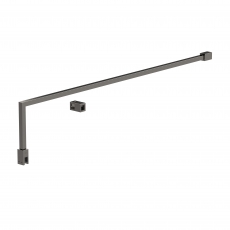 Nuie Wetroom Screen Support Arm - Brushed Pewter