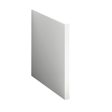 Nuie Acrylic Bath End Panel 510mm H x 700mm W - White