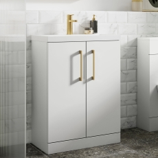 Arno 600mm 2-Door Floor Standing Vanity Unit