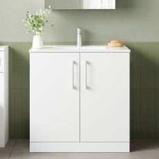 Arno 800mm 2-Door Floor Standing Vanity Unit