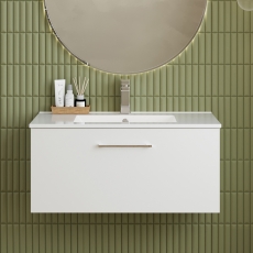 Arno 800mm 1-Drawer Wall Hung Vanity Unit