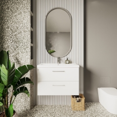 Arno 800mm 2-Drawer Wall Hung Vanity Unit
