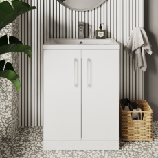 Arno Compact 600mm 2-Door Floor Standing Vanity Unit