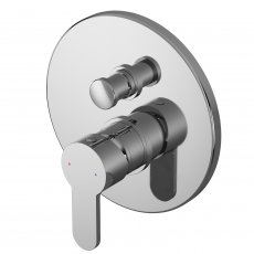 Nuie Arvan Manual Concealed Shower Valve with Diverter Single Handle - Chrome