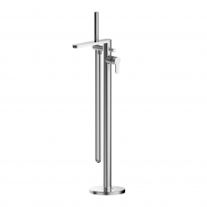 Nuie Arvan Freestanding Bath Shower Mixer Tap with Shower Kit - Chrome