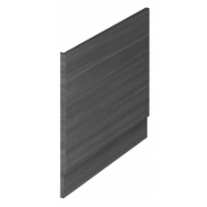 Nuie Athena Bath End Panel 560mm H x 780mm W - Anthracite Woodgrain