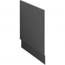 Nuie Athena Bath End Panel 560mm H x 780mm W - Gloss Grey